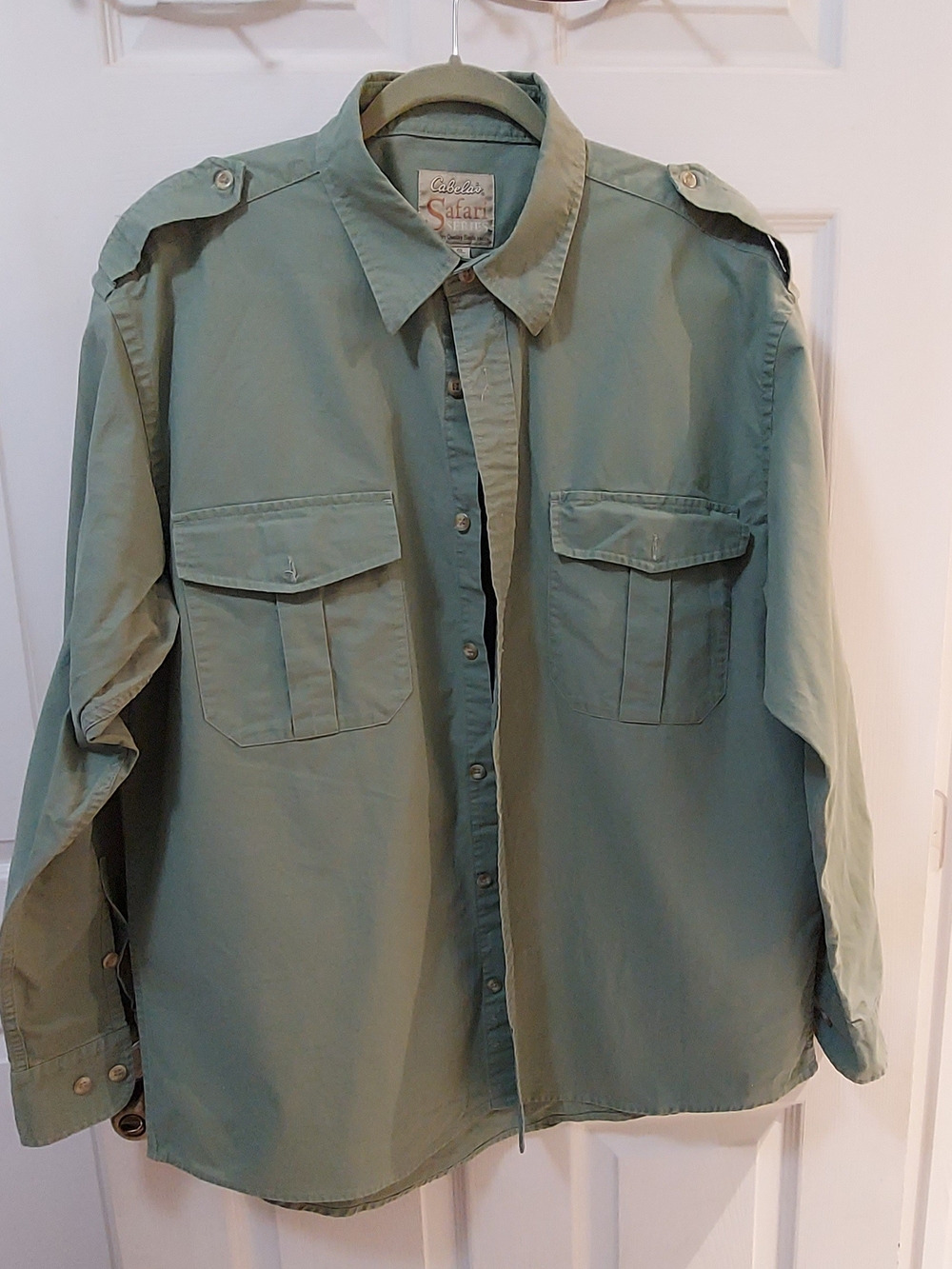Cabela's Sage Green Military Field Shirt